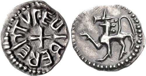 ENGLAND- Richard I. (1189-1199) Short Cross Penny, 1.24g., 18mm