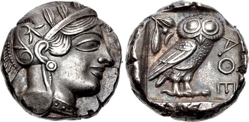 CNG: The Coin Shop. ATTICA, Athens. Circa 454-404 BC. AR
