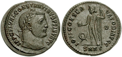 Cng The Coin Shop Constantine I 307 337 Ad Ae Follis 23mm 5 94 Gm 6h Heraclea Mint 2nd Officina Struck 312 Ad
