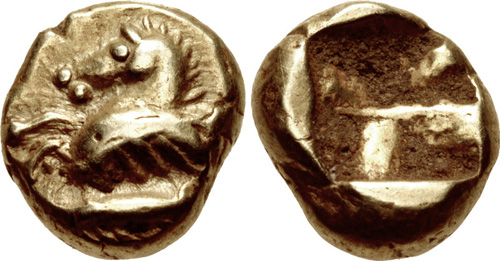 CNG: The Coin Shop. MYSIA, Kyzikos. Circa 550-500 BC. EL Hemihekte