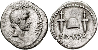 EID MAR Denarius of Offered by Stack's Bowers