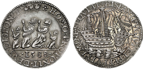 CNG The Coin Shop. TUDOR. temp.Elizabeth I. 1558 1603. AR Jeton