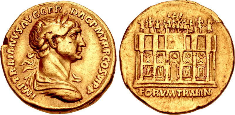 Feature Auction CNG 105. Trajan. AD 98-117. AV Aureus - CNG