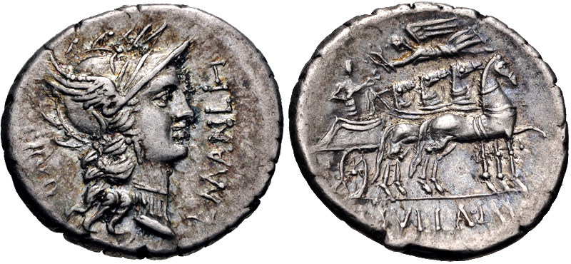 CNG: The Coin Shop. L. Sulla and L. Manlius Torquatus. 82 BC. AR