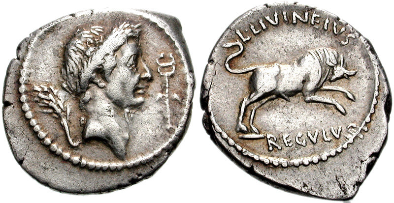 CNG: The Coin Shop. Julius Caesar. 42 BC. AR Denarius (19mm