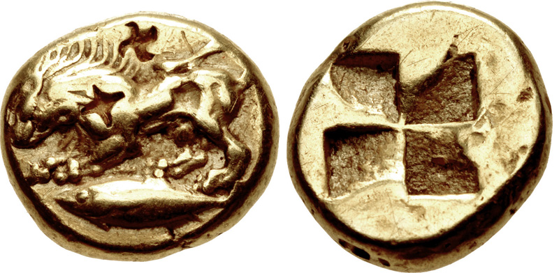 CNG: The Coin Shop. MYSIA, Kyzikos. Circa 500-450 BC. EL Hekte